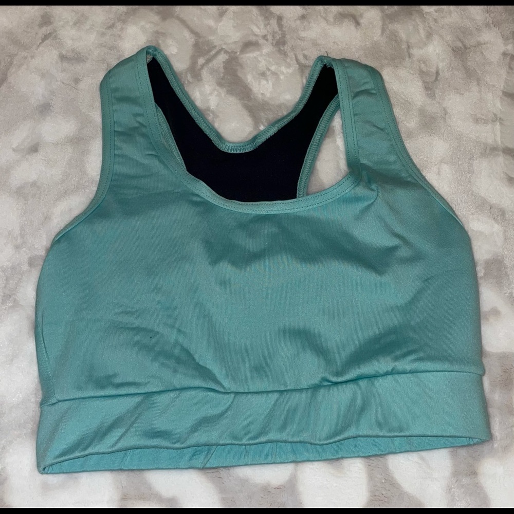 Teal Sports Bra